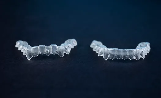 Patient smiling with metal braces